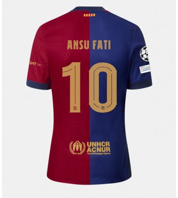 Barcelona Ansu Fati #10 Primera Equipación 2024-25 Manga Corta